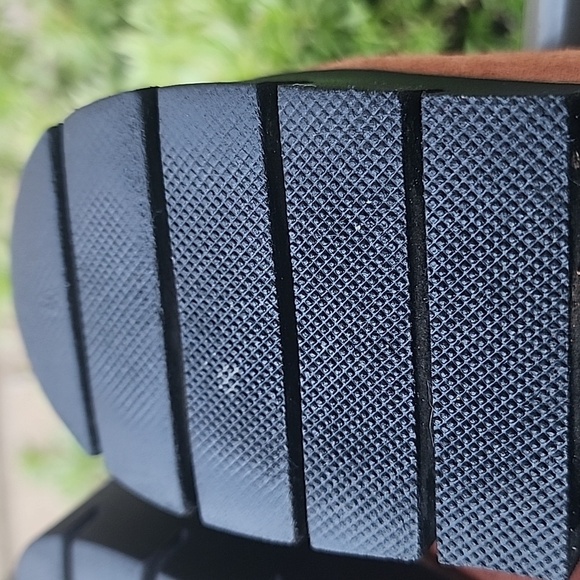 AQUATALIA Giselle Suede Round Toe Slip On Platform Loafers Shoes Size 7 Brown - Picture 10 of 12